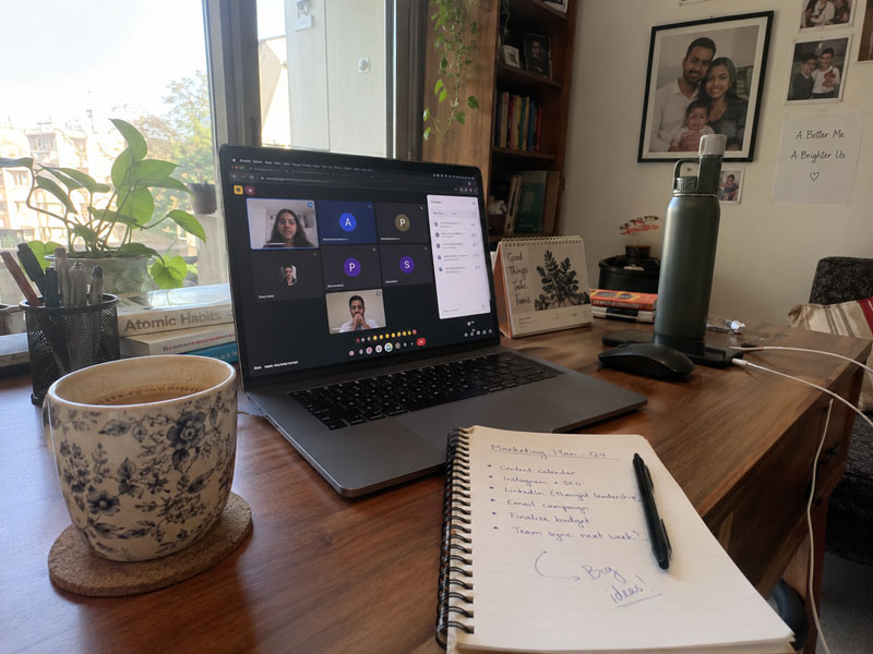 WFH meeting chai