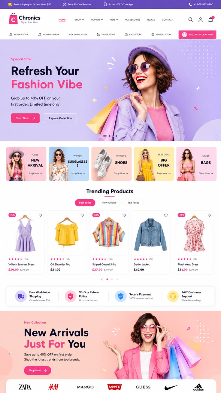 Bold Streetwear Fashion Store Design